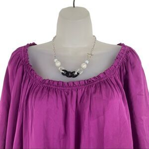 Lane Bryant Purple Shirt Size 14/16